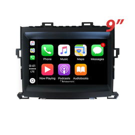 Nakamichi Android NA9TOYOTAALPHARD20072013 Wireless Apple Carplay Android Auto Sat Nav Solution compatible with Toyota Alphard 2007-2013
