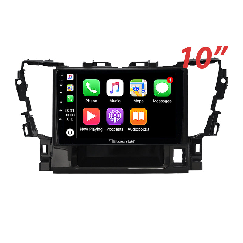 Nakamichi Android NAXTOYOTAALPHARD2015ON Wireless Apple Carplay Android Auto Sat Nav Solution compatible with Toyota Alphard 2015+