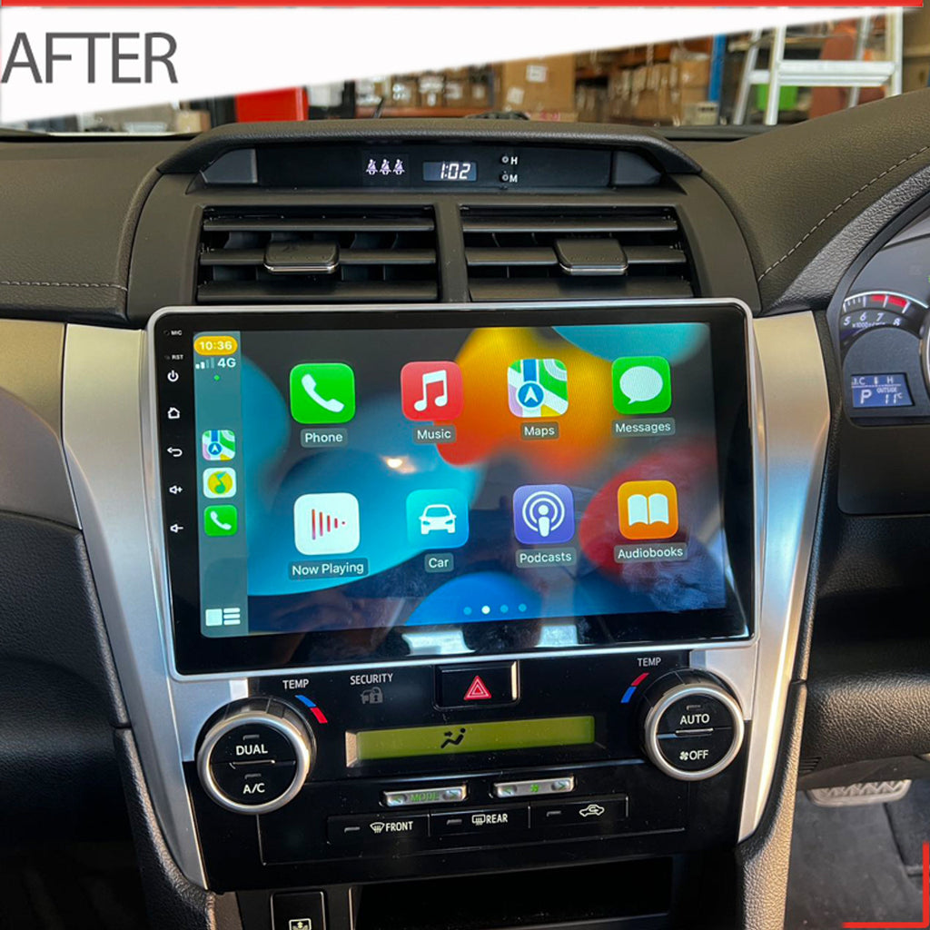 Nakamichi Android NAXTOYOTAAURION20122014 Wireless Apple Carplay Android Auto Sat Nav Solution compatible with Toyota Aurion 2012-2014
