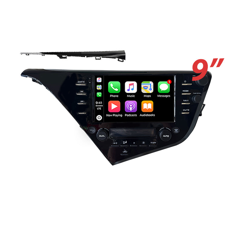 Nakamichi Android NA9TOYOTACAMRY20182020D3 Wireless Apple Carplay Android Auto Sat Nav Solution compatible with Toyota Camry 2018-2020 Dash 3