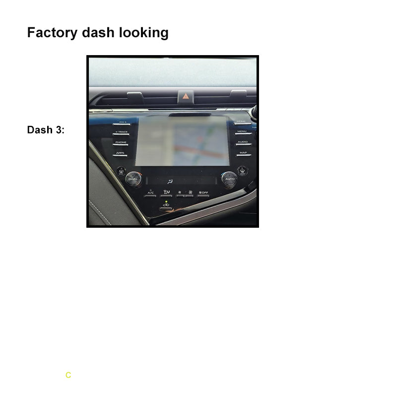 Nakamichi Android NA9TOYOTACAMRY20182020D3 Wireless Apple Carplay Android Auto Sat Nav Solution compatible with Toyota Camry 2018-2020 Dash 3