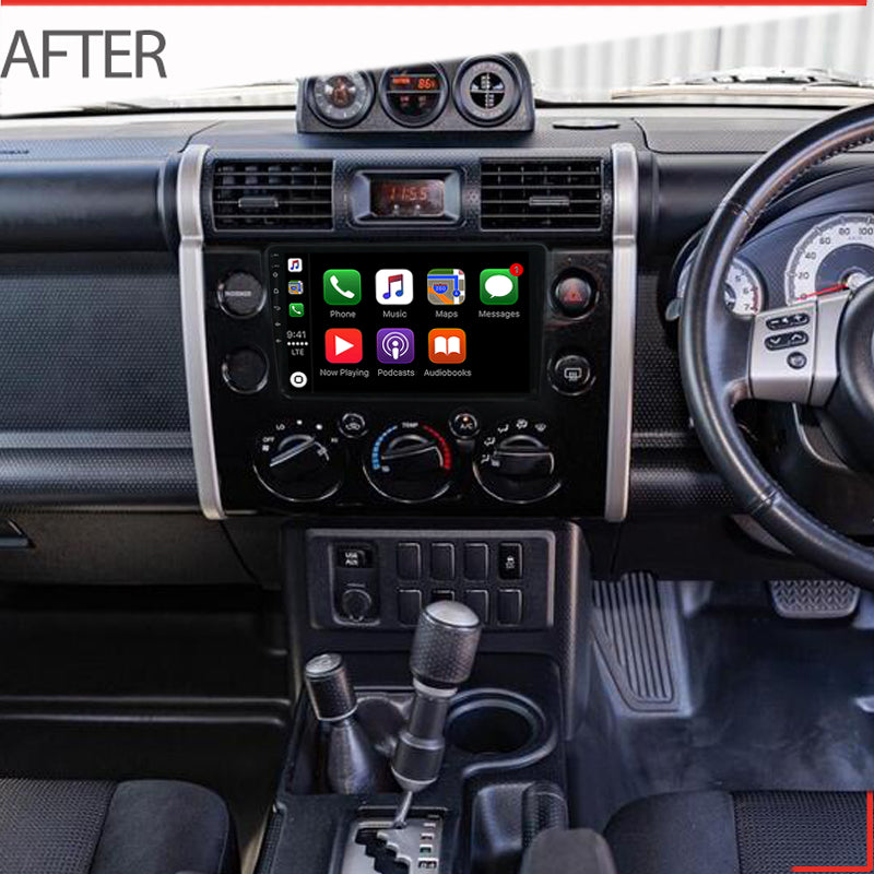 Nakamichi Android NA9TOYOTAFJ20112016 Wireless Apple Carplay Android Auto Sat Nav Solution compatible with Toyota FJ Cruiser 2011-2016