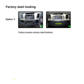 Nakamichi Android NA9TOYOTAHILUX20052014AUTO Wireless Apple Carplay Android Auto Sat Nav Solution compatible with Toyota Hilux 2005-2014 Auto A/C