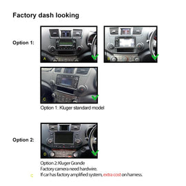Nakamichi Android NAXTOYOTAKLUGER20072013 Wireless Apple Carplay Android Auto Sat Nav Solution compatible with Toyota Kluger 2007-2013