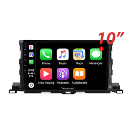 Nakamichi Android NAXTOYOTAKLUGER20142019 Wireless Apple Carplay Android Auto Sat Nav Solution compatible with Toyota Kluger 2014-2019