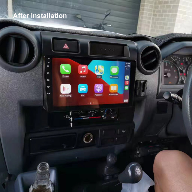 Nakamichi Android NA9TOYOTALANDCRUISERLC7920072023 Wireless Apple Carplay Android Auto Sat Nav Solution compatible with Toyota Landcruiser UTE 2007-2023 LC70 LC79 Series
