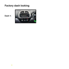 Nakamichi Android NA9TOYOTARAV420012005 Wireless Apple Carplay Android Auto Sat Nav Solution compatible with Toyota Rav4 2001-2005 Dash 1