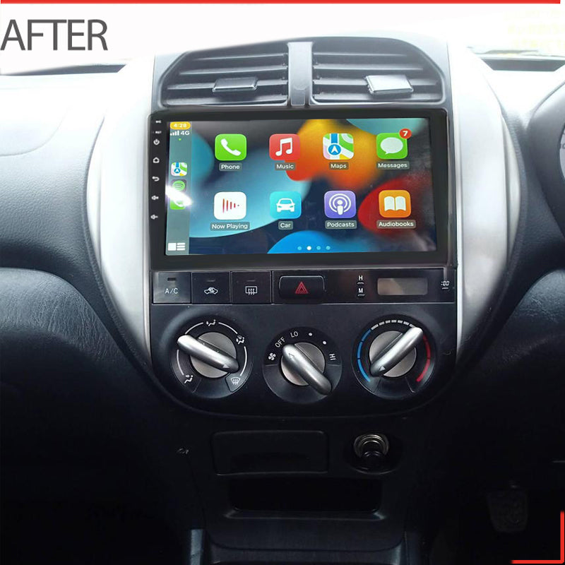 Nakamichi Android NA9TOYOTARAV420012005SP Wireless Apple Carplay Android Auto Sat Nav Solution compatible with Toyota Rav4 2001-2005 Dash 2 Dash 3