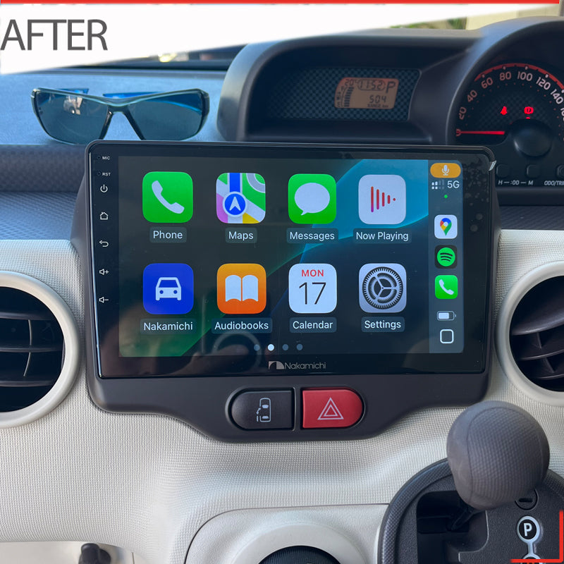 Nakamichi Android NA9TOYOTASPADE2012ON Wireless Apple Carplay Android Auto Sat Nav Solution compatible with Toyota Spade 2012+