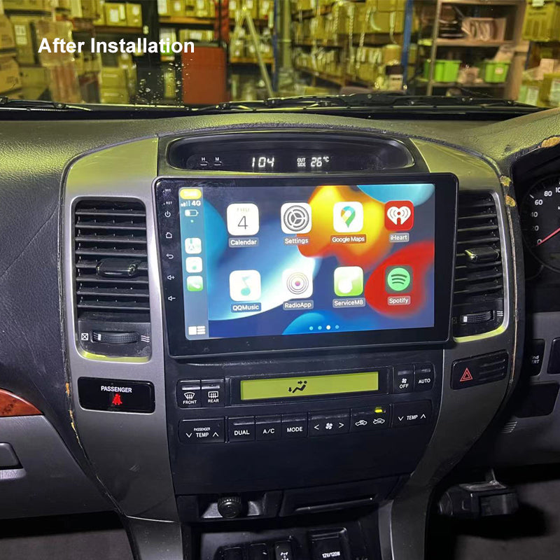 Nakamichi Android NA9TOYOTAUNIVERSAL Wireless Apple Carplay Android Auto Sat Nav Solution compatible with Toyota Toyota 86 (ZN6) Avensis Verso Camry Celica Corolla Echo Estima/Tarago FJ Cruiser Hiace Hilux Kluger Landcruiser Prado MR2 RAV-4 Rukus Yaris