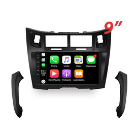 Nakamichi Android NA9TOYOTAYARIS20052011D1 Wireless Apple Carplay Android auto Sat Nav solution compatible with Toyota Yaris 2005-2011 Dash 1