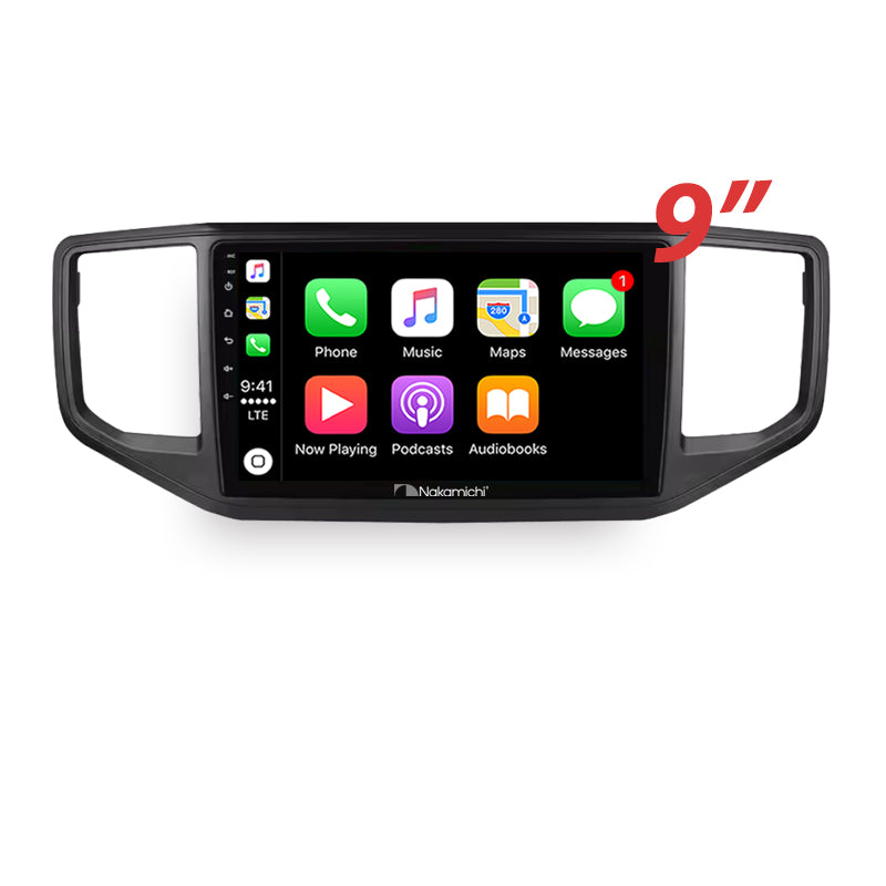 Nakamichi Android NA9VWAMAROK20172022 Wireless Apple Carplay Android auto Sat Nav solution compatible with Volkswagen Amarok 2017-2022