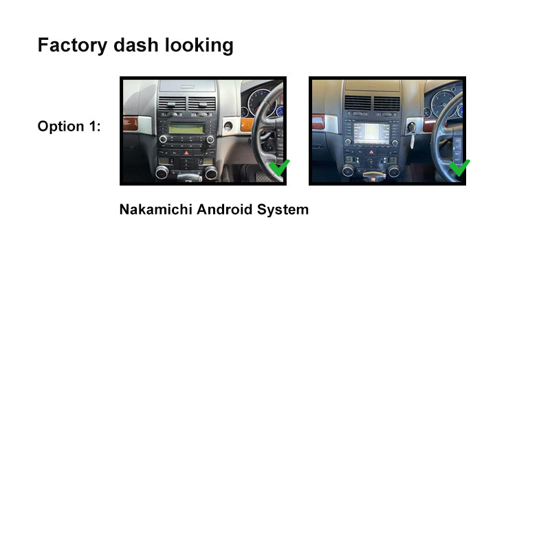 Nakamichi W9VWTOUAREG20042010 Wireless Apple Carplay Android auto solution compatible with Volkswagen Touareg 2004-2010